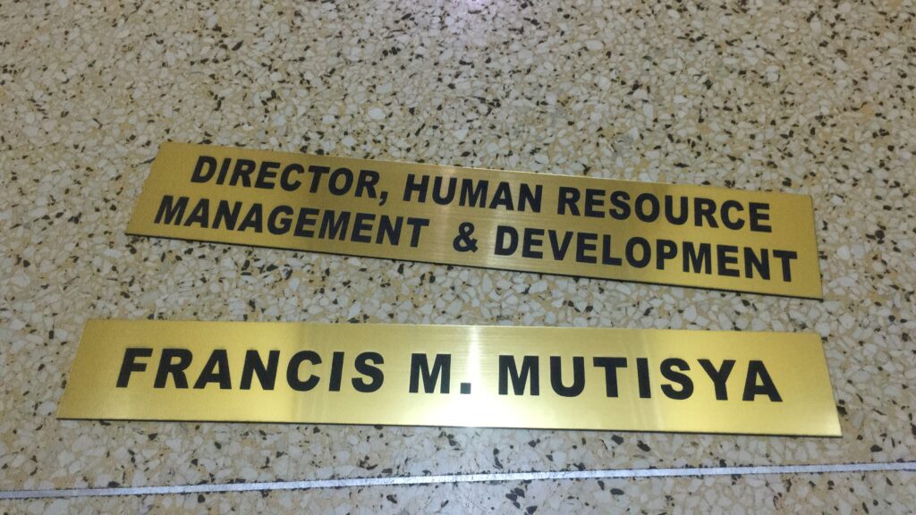 Door Signage
